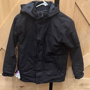 Men's Black Hooded Jacket